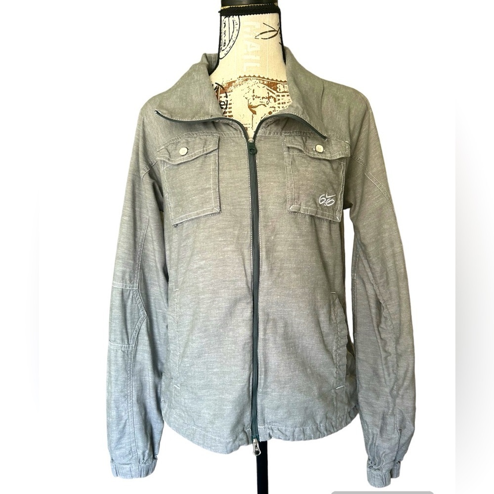 Nike 6.0 women’s 100% cotton gray lightweight zip up jacket size small